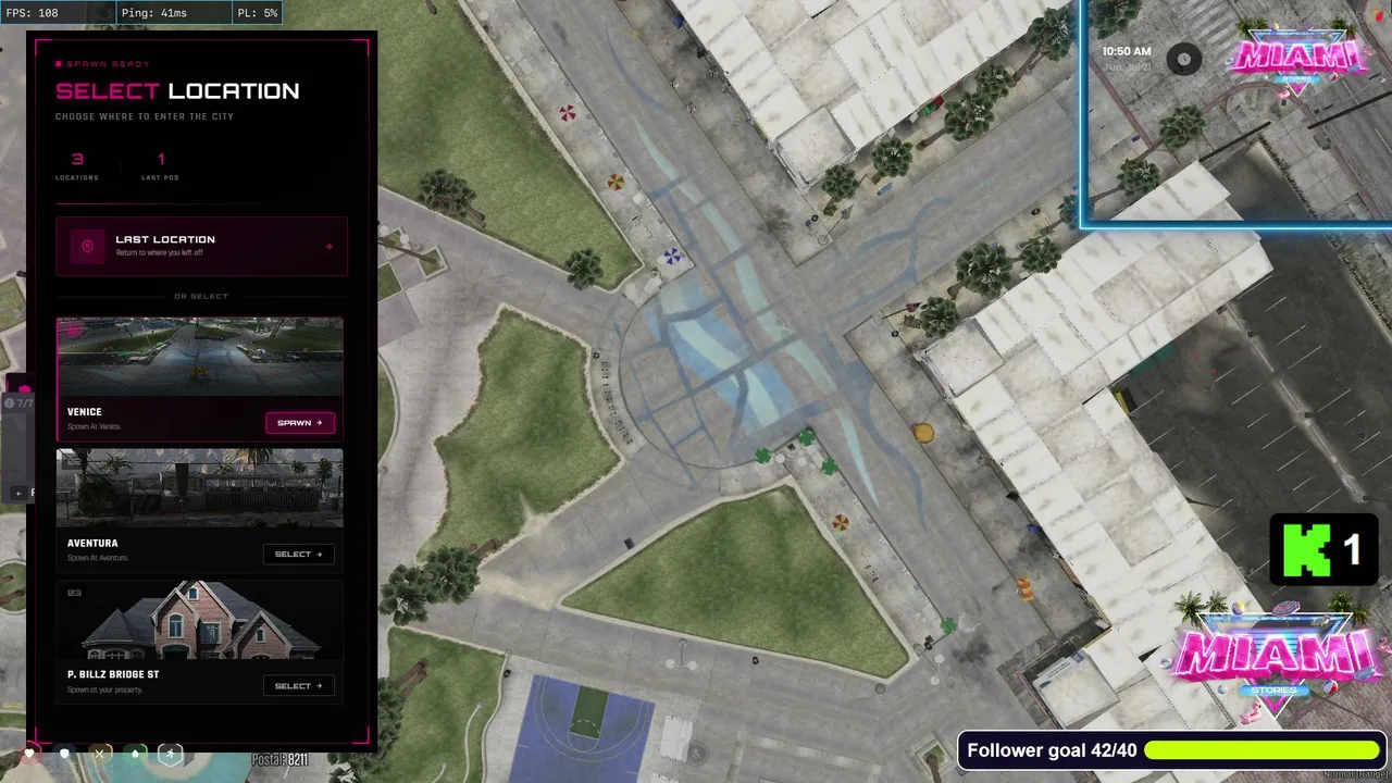 MIAMI STORIES!!!! GTARP
Tune in PARM RETURNS 
!!!! ROAD TO 80 FOLLOWERS