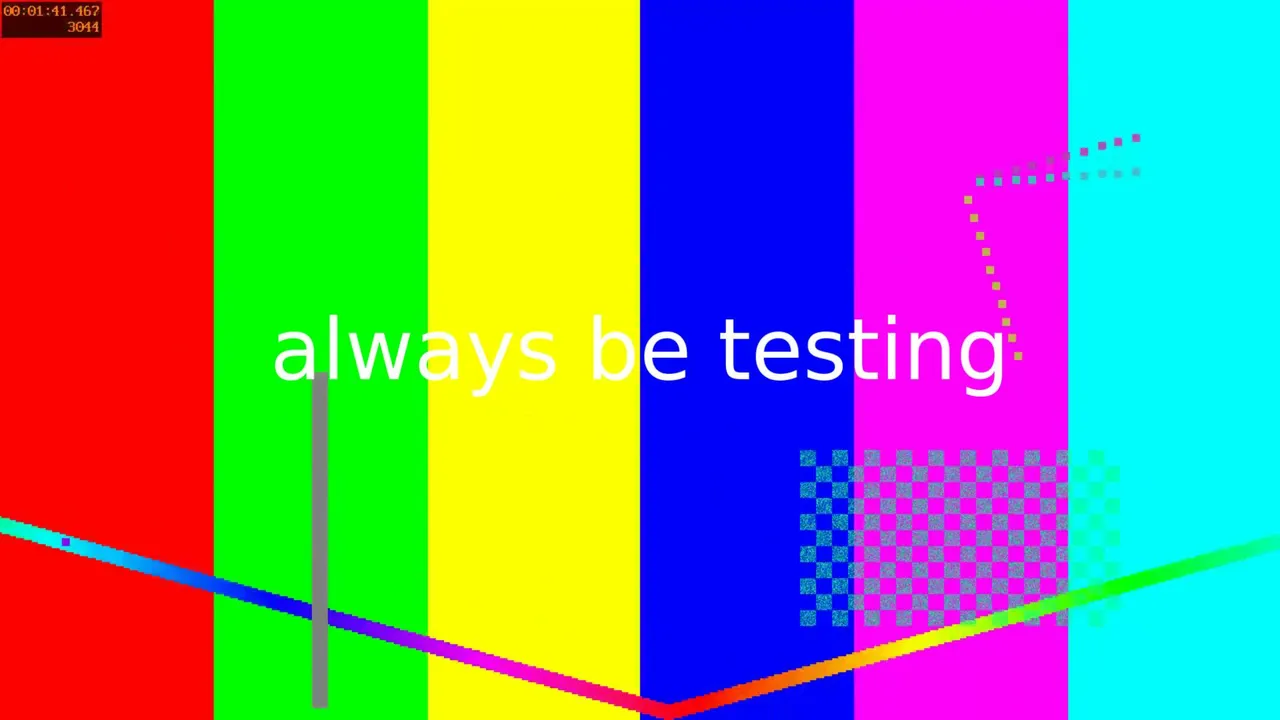 Testing the product