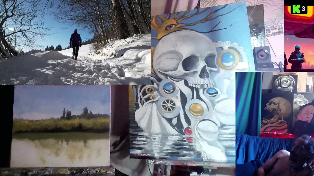 OIL PAINTING & Music