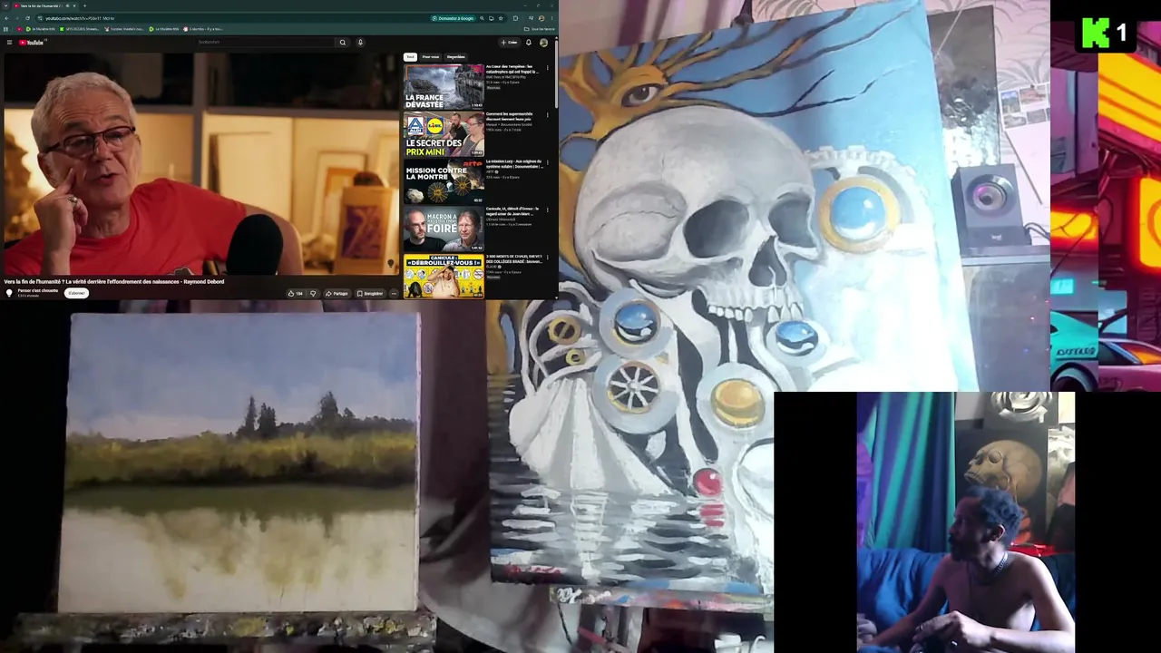 OIL PAINTING & Music