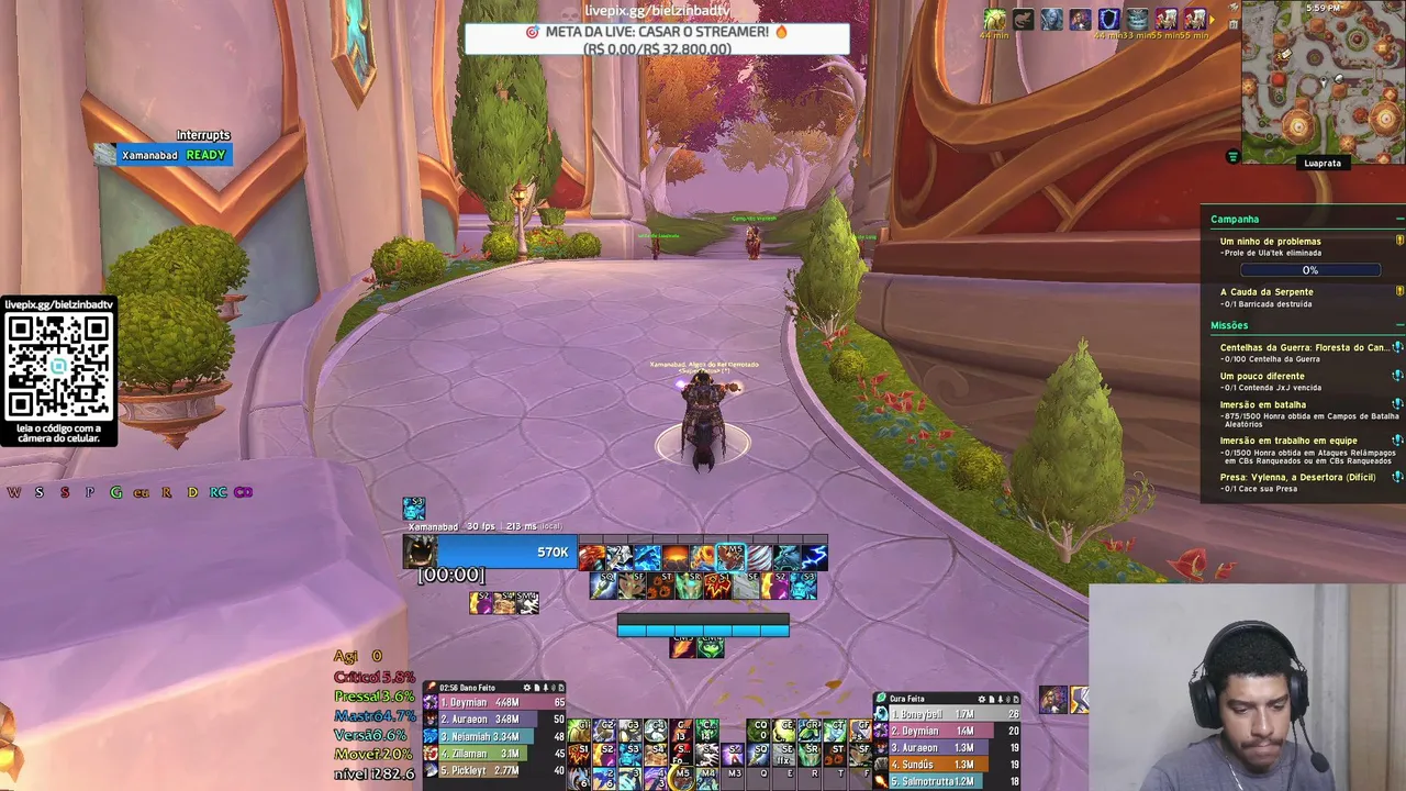 Rushando pedras no wowzin !pix !redes