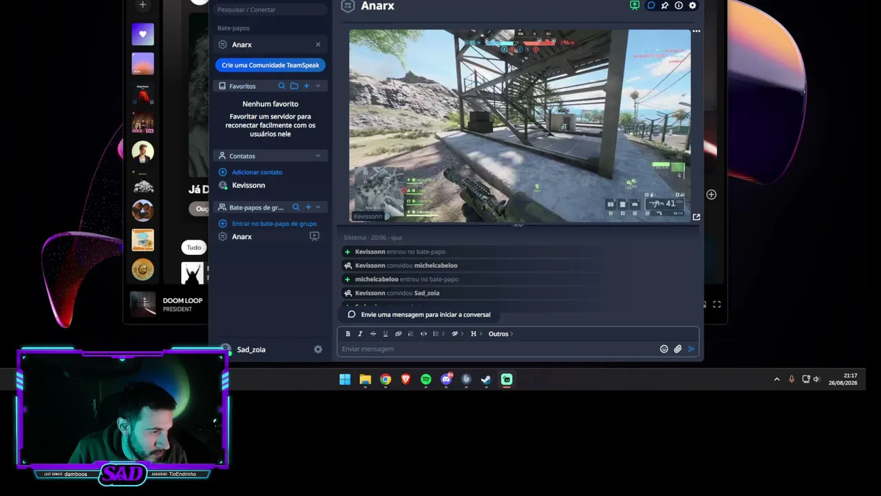 Decidindo o que vamos jogar, configurando umas coisas do pc