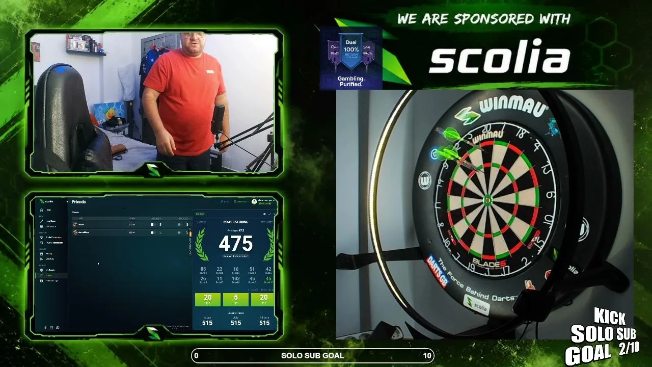 🎯 FIRST EVER SCOLIA SPONSORED STREAM! 💚 | Unusual Wednesday | Bubbly Darts League | #LetsGetBubbly SUB GOAL 0/10
