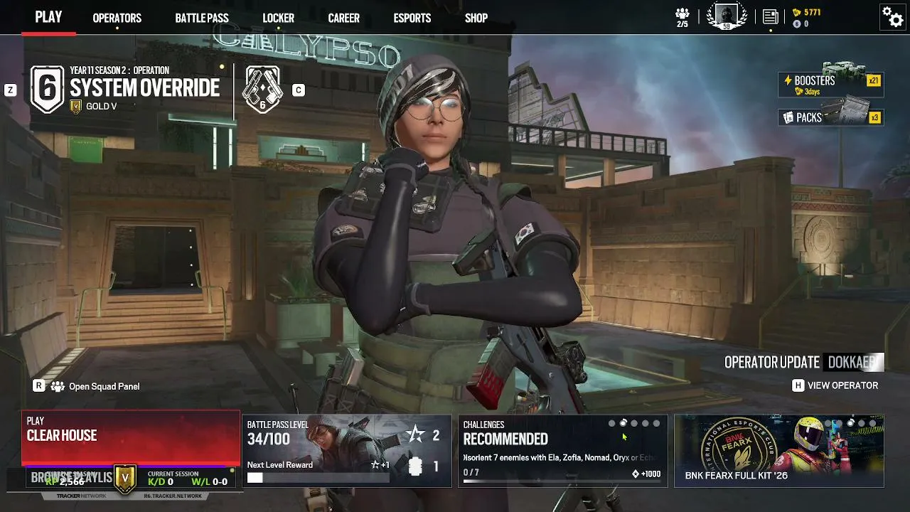 DAY 2 - Road to plat
Rainbow Six Siege X