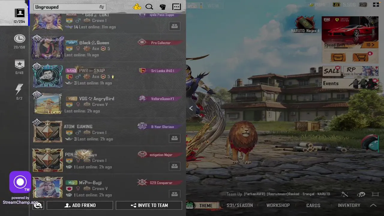 🔴VENKATESH YT is Back💥Exploring Naruto 4.5 Update PUBGMOBILE😇