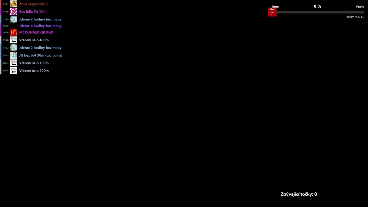 Brno > Praha 🚶 PĚŠKY 🚶 Točka neštěstí 💔 !info 💔 299,/ 3 subs- = tocka🚶 280 km - vzdálenost 🚶LOKACE !gps DEN1