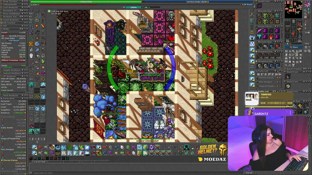 86┃MARATONA RESIDENT EVIL (DLC VILLAGE)┃TIBIA - DRUIDA 1400 (18H45)