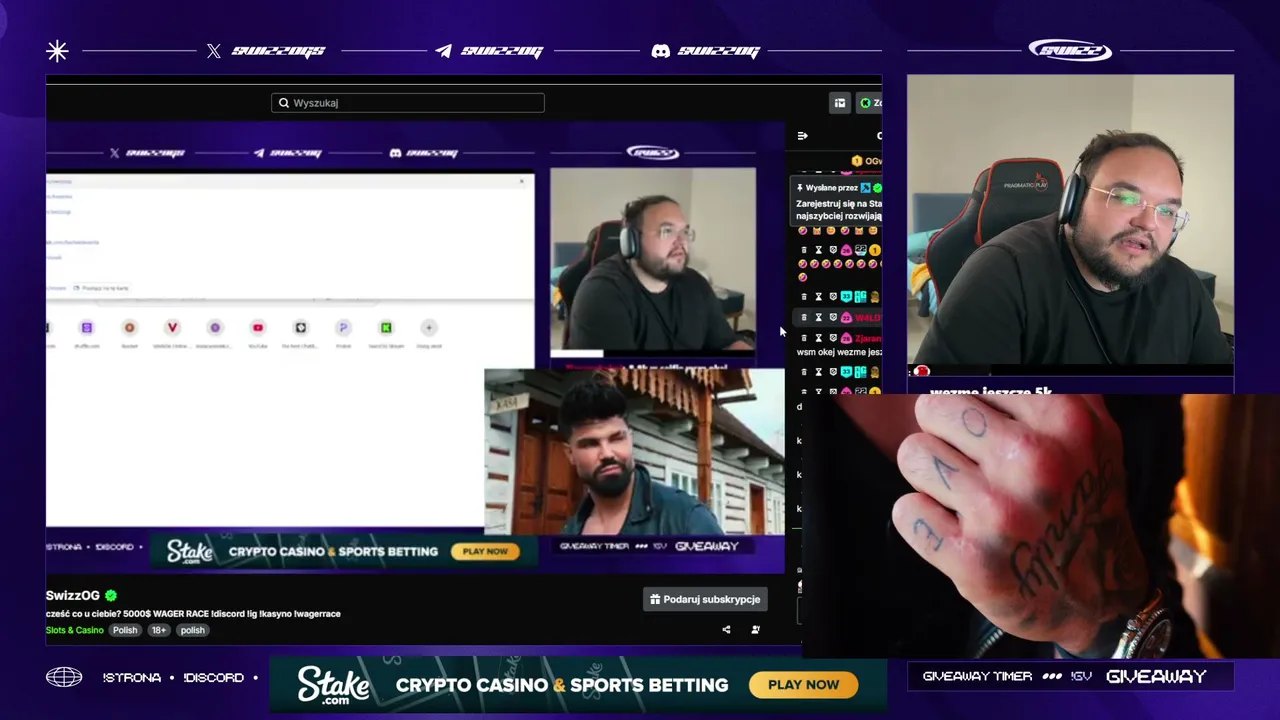 cześć co u ciebie? 5000$ WAGER RACE !discord !ig !kasyno !wagerrace
