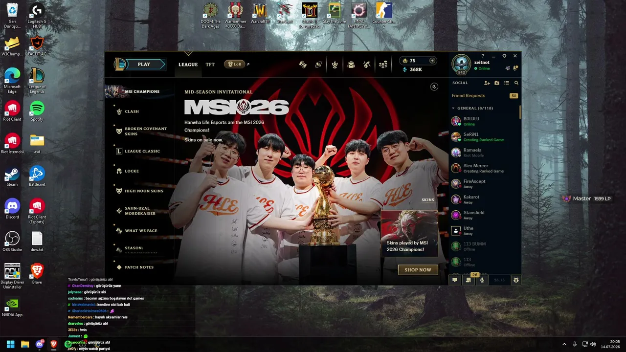 1569LP START - Yarın 12:00 EWC watchparty!!! (inş)