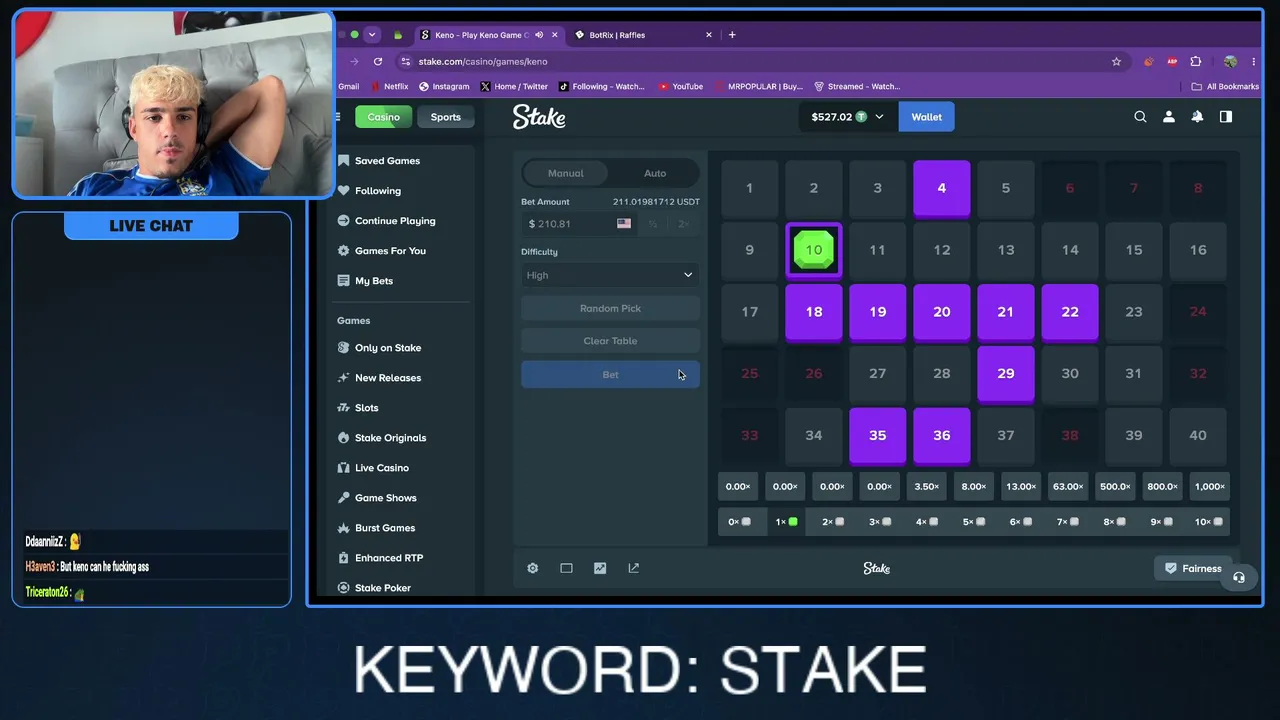 🔥 $2000 START ON !STAKE 💰 TIPPING FOR GOOD CALLS! 💎!DISCORD !X 🔥