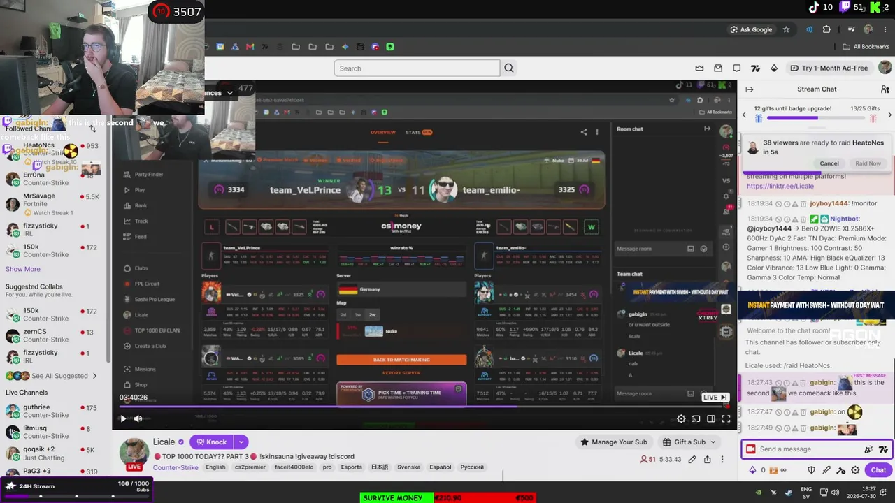 🔴TOP 1000 TODAY?? PART 3🔴 !skinsauna !giveaway !discord