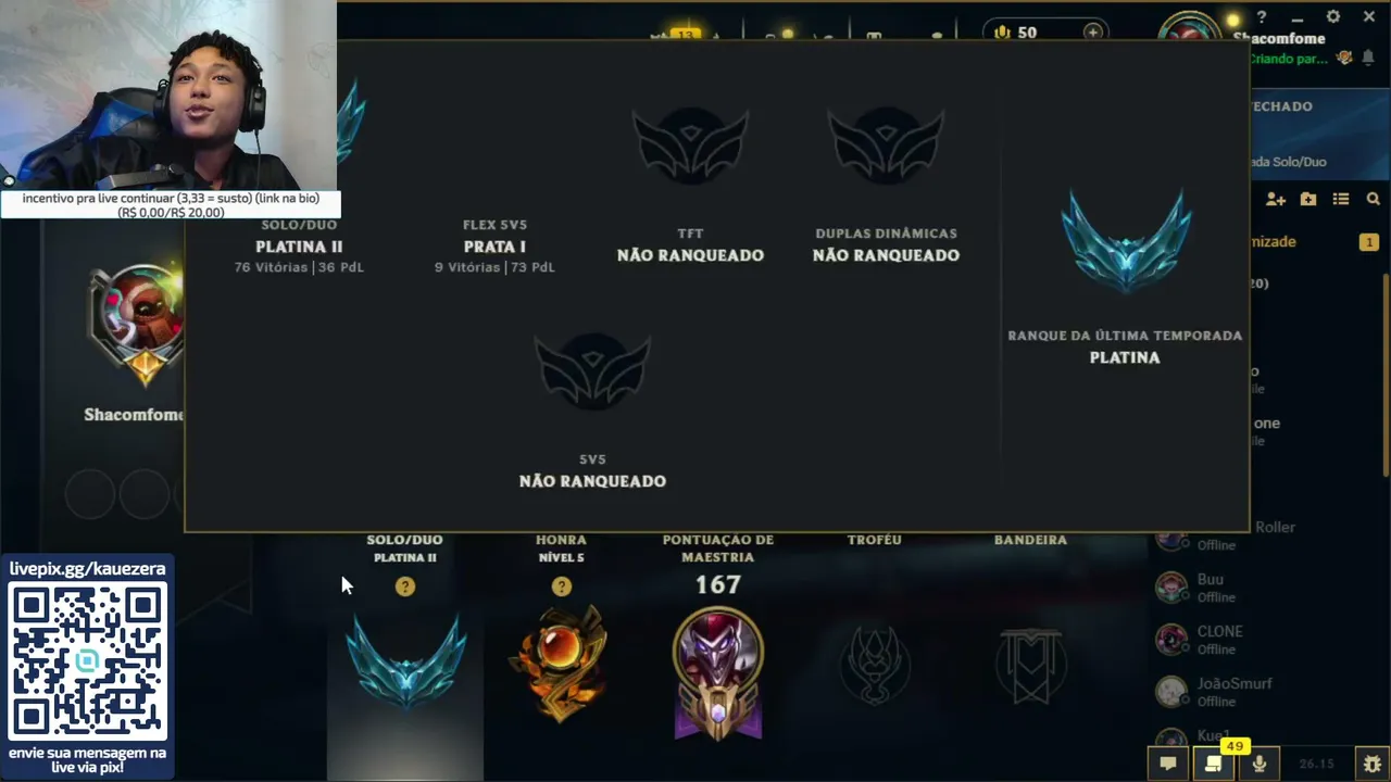 Rushando elo na smurf  🔥