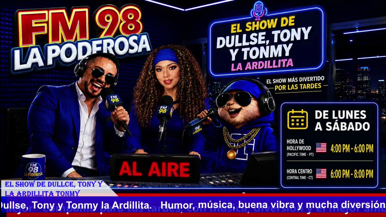 Hollywood Sin Fronteras ya está al aire por FM 98 La Poderosa de Hollywood