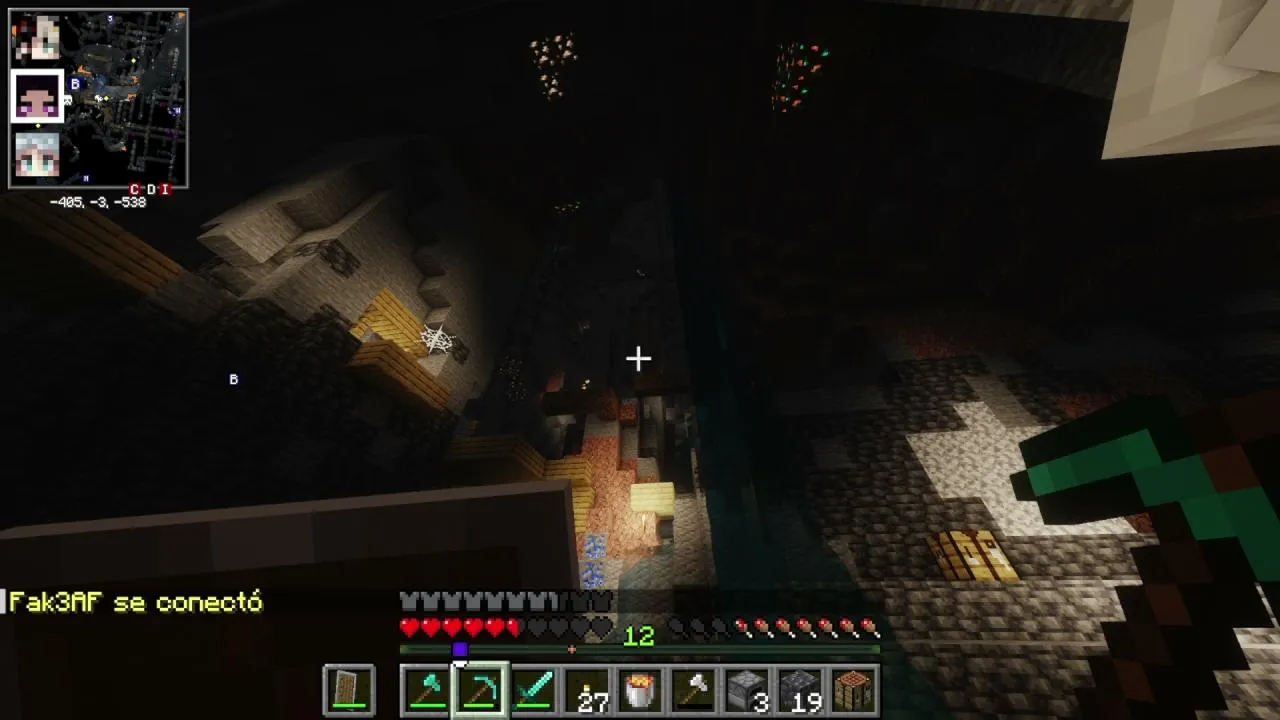 entramos al server dew MC vamos