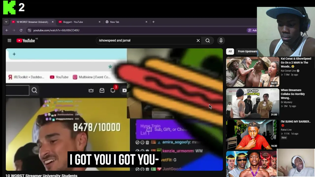 STREAMER UNIVERSITY REACTION CLIPS +GRANNY+OME TV