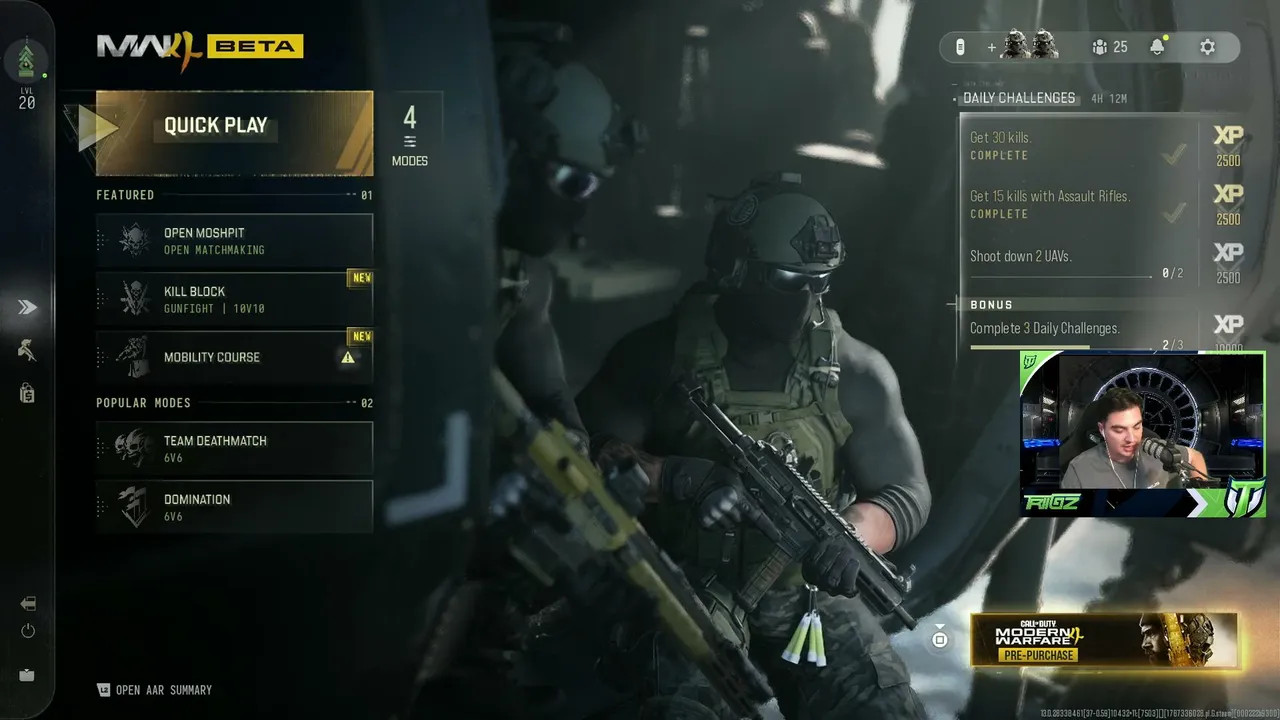 MW4 BETA GRIND!