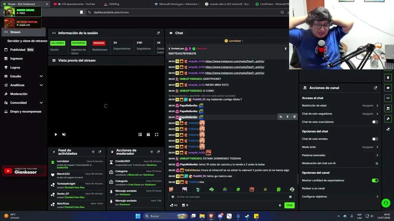 Soy fracasado porque no haga variedad entra ya al peor streamer