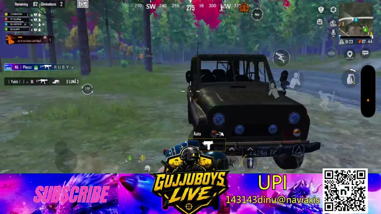 🔴 BGMI LIVE | Gujarati Squad | Road to Kick Partner | GUJJUBOYS LIVE