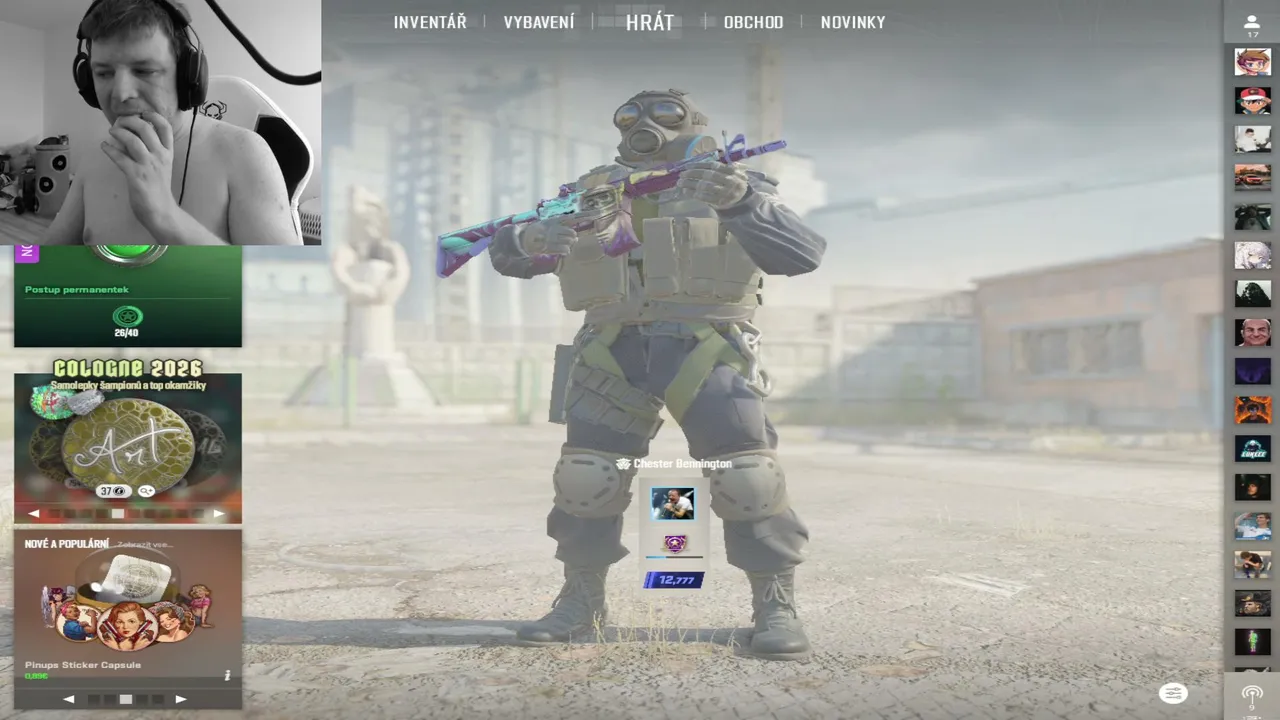 18+ | Warmup poté Faceit | Pokec & Chill | Hudba | !giveaway