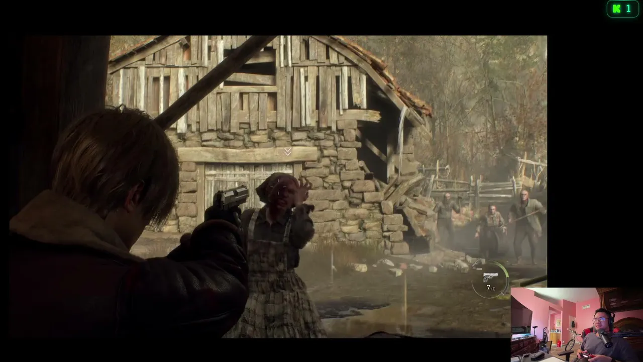 Playing Resident Evil 4