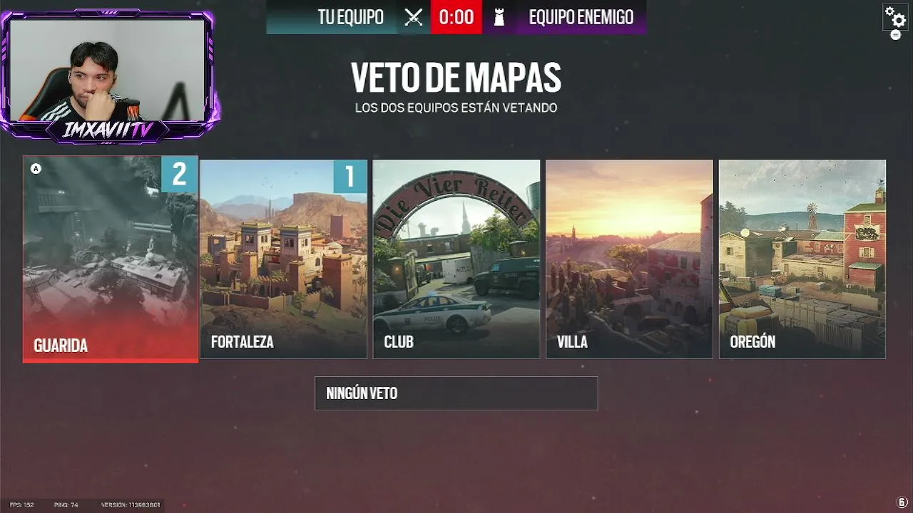Noche de RAINBOW SIX SIEGE X ! con el team!