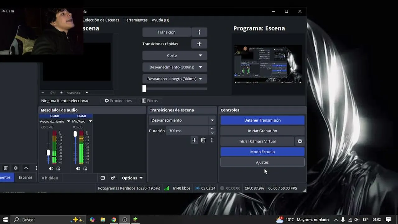 My first stream.