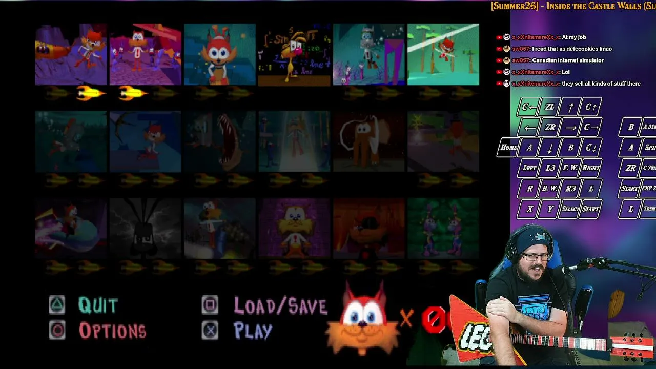 LEGO Guitar vs. Bubsy 3D | Game Sucks !guitarcontrols