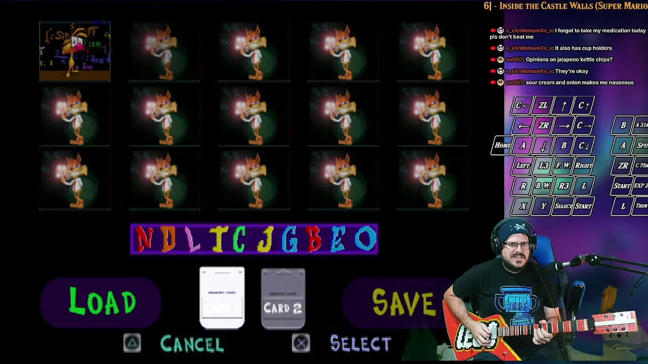 LEGO Guitar vs. Bubsy 3D | Game Sucks !guitarcontrols
