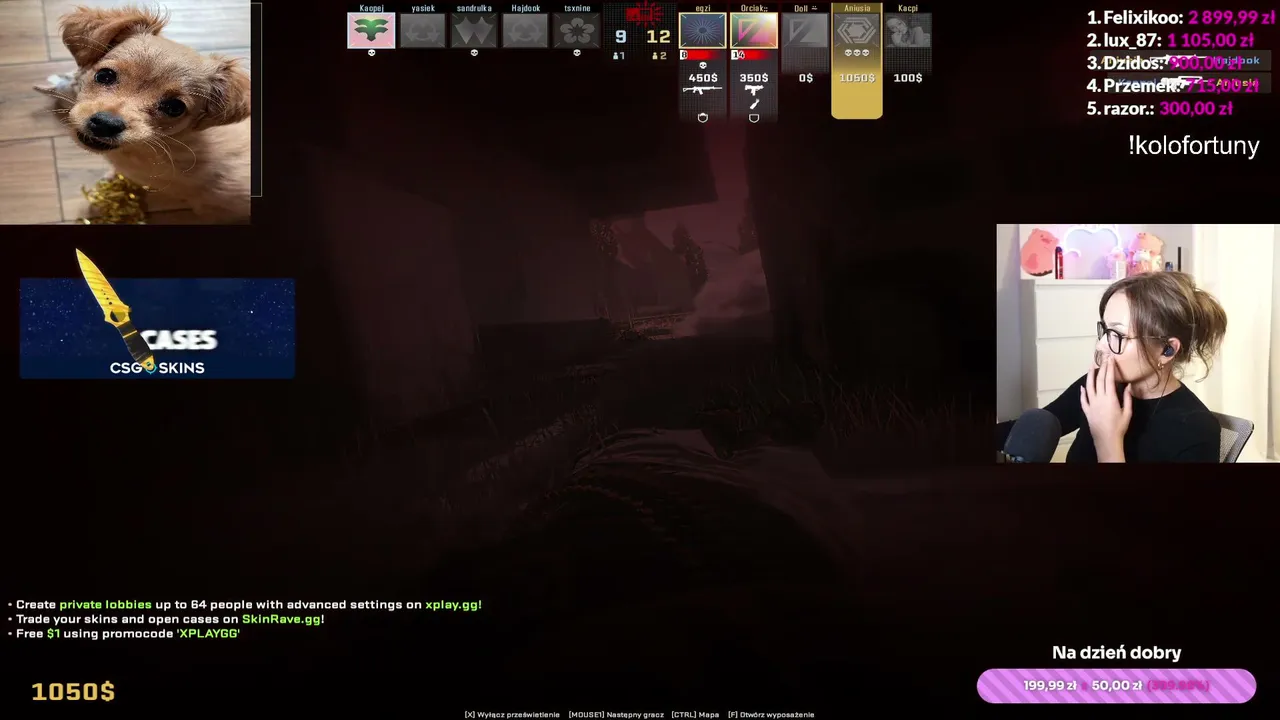 Hejkaaa! Zakładu ciąg dalszy | !csgoskins !ig !kolofortuny !zaklad [ENG/PL] #ad #reklama