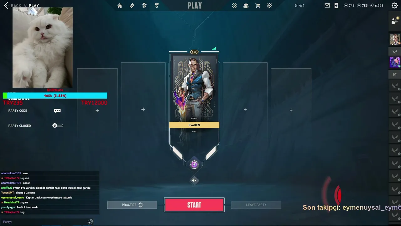 CHATLE 5v5  !evocoin !dc !yt !insta