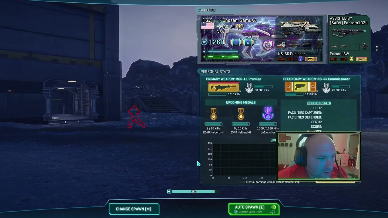 Drake Shadeslayer | PC | PlanetSide 2 | Low Pop Morning Cert Grind