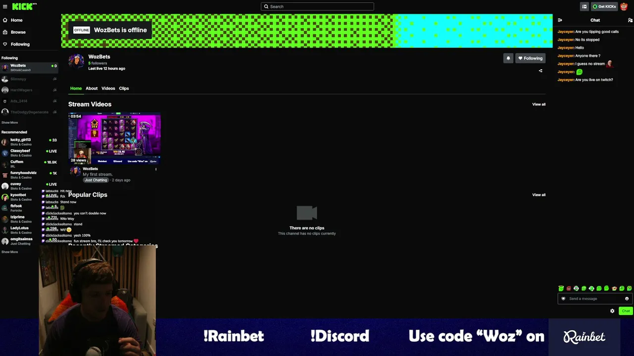My first stream.