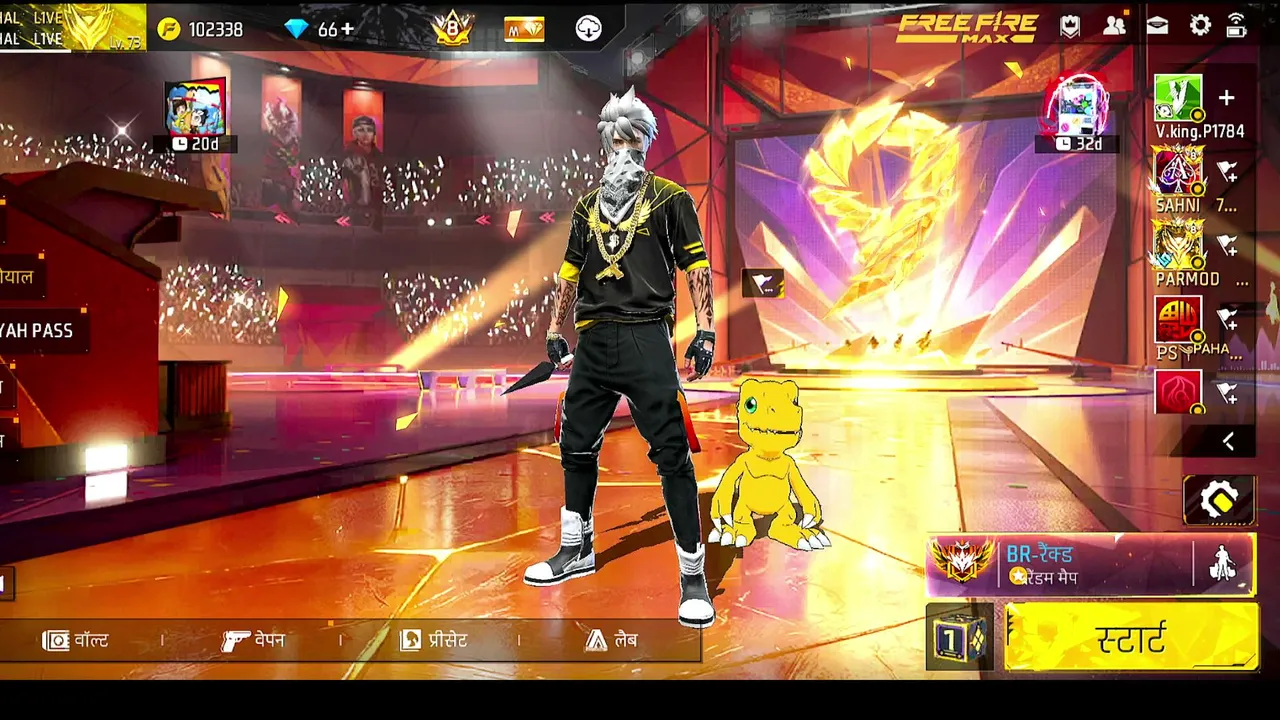 🔴[Live Free Fire New Rank Season Rank Push Live! BR-RANKED PUSHING MOBILE GAME PLAY ON LIVE