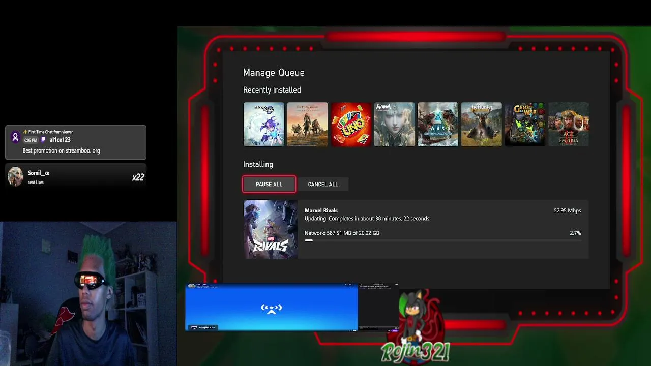 Rojin321 Gaming Multistream