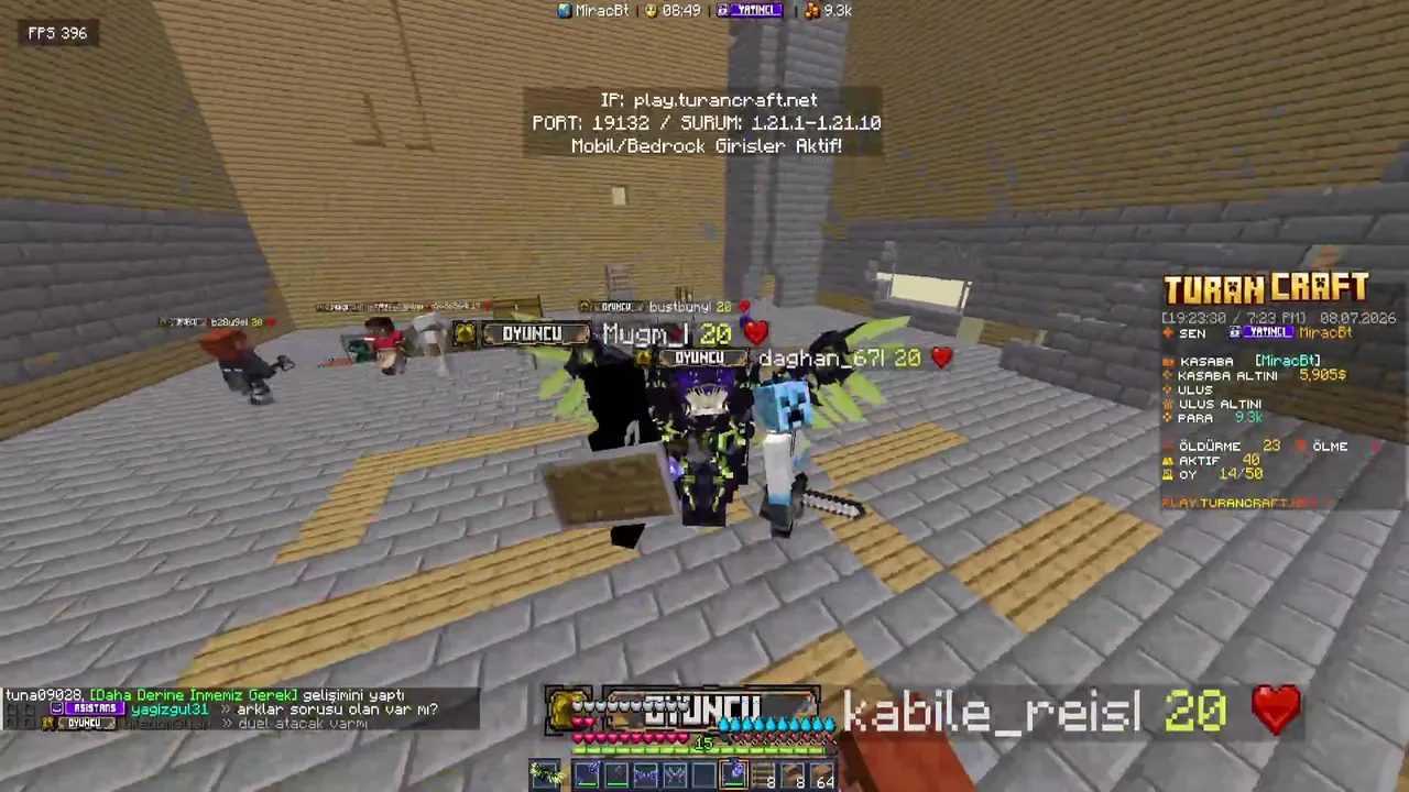 Minecraft'ta Sizlerle Towny Oynuyoruz 💚 | !dc !instagram