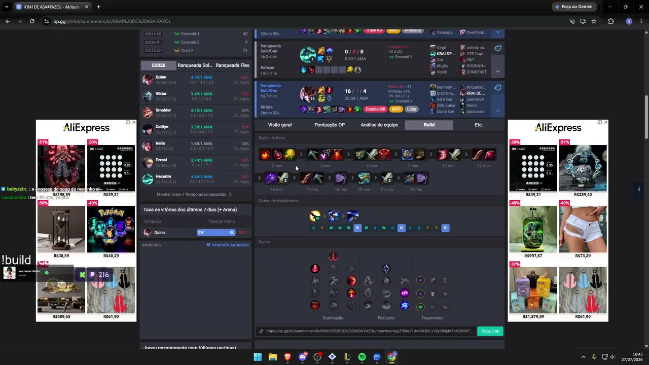 Challenger quinn !curso
