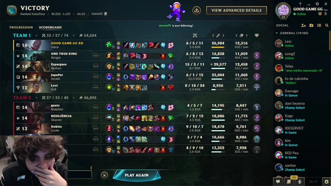 My first stream.
