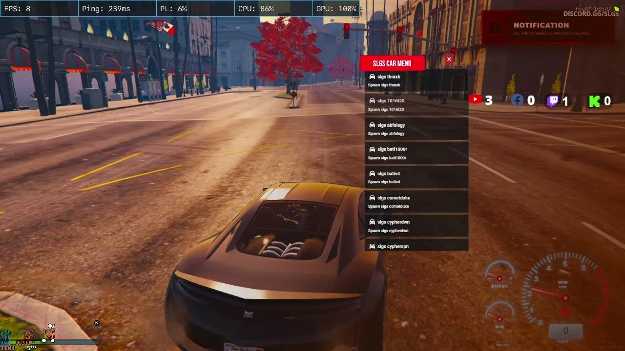 Let's race.