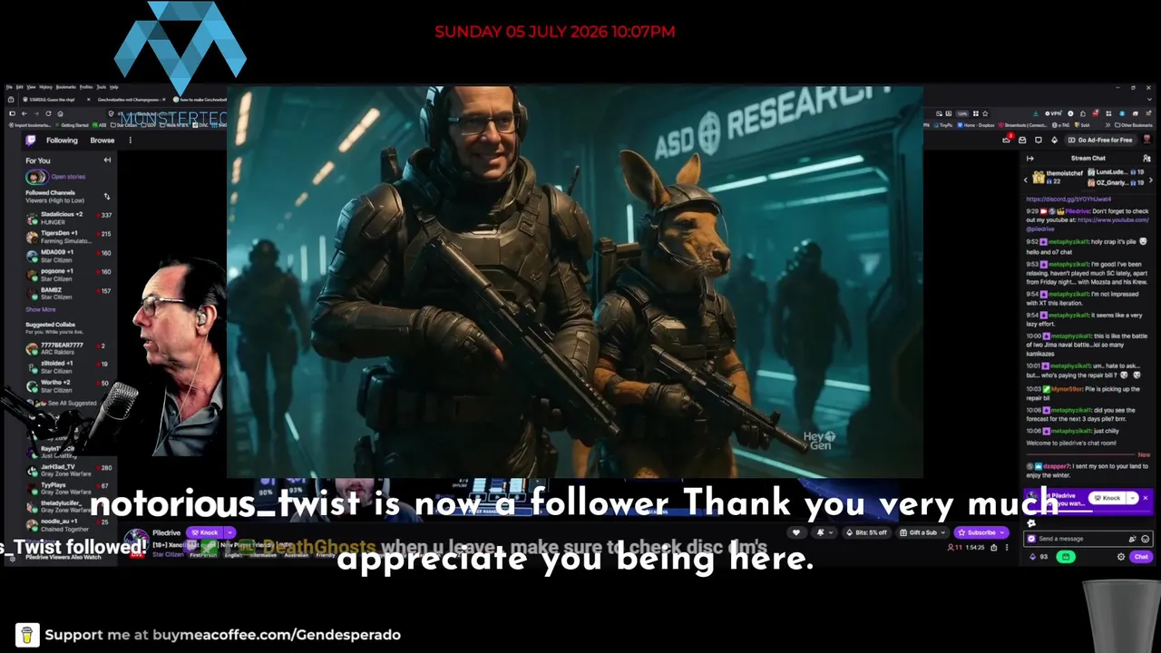 🍺🍺🍺Xenothreat again plus every 7 subs or resubs a $10 Star citizen giftcard  🍺GTC🍺MonsterTech 🍺 tobii🍺 youtube 🍺