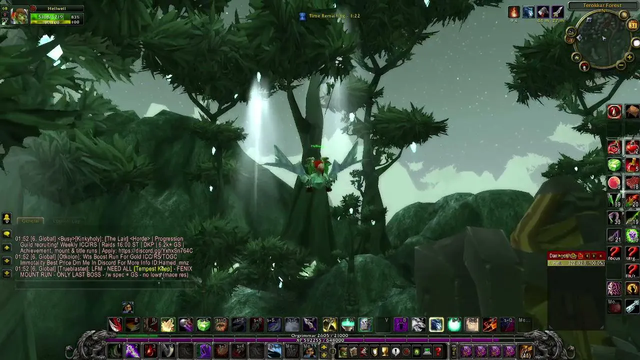 Warmane gazenje :D