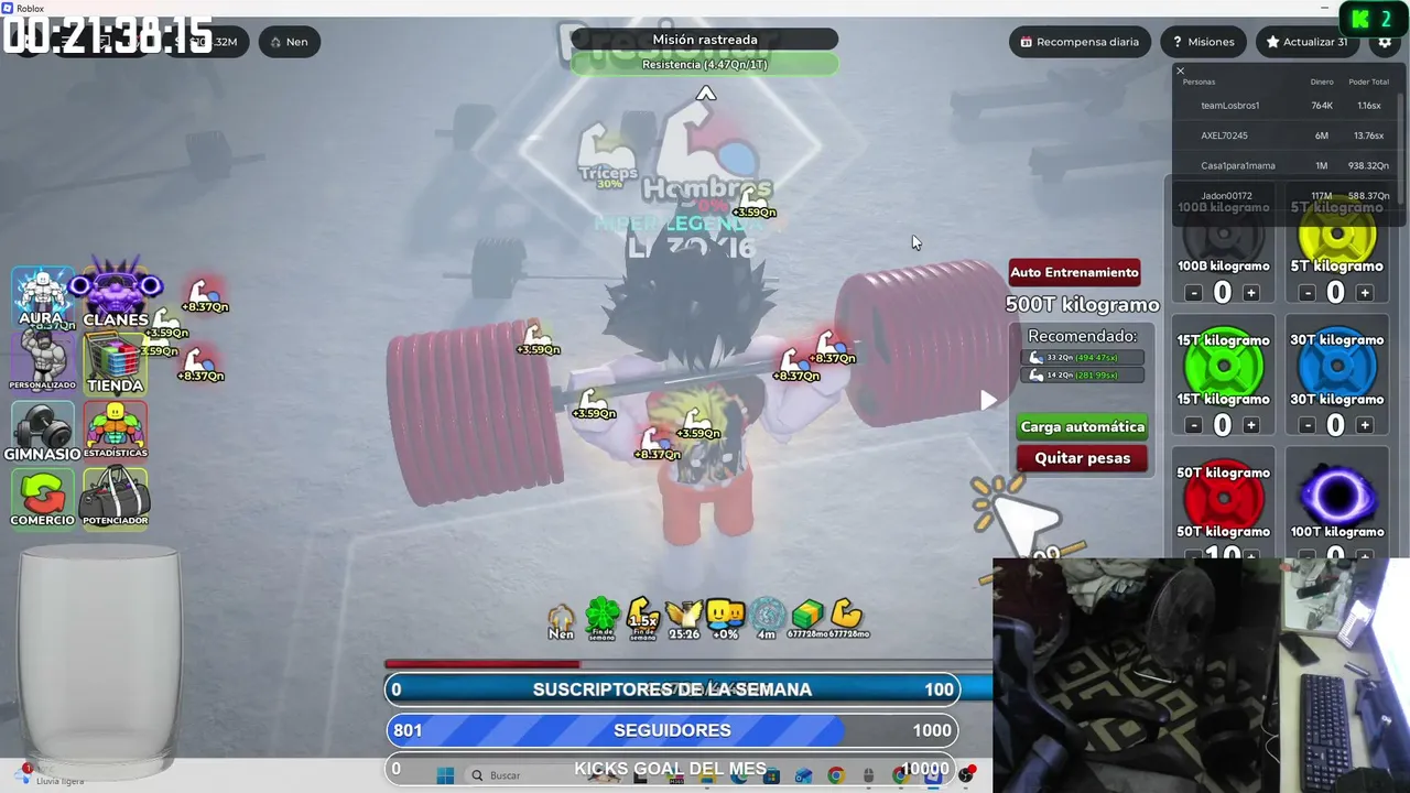 q sale hoy? | GYM JUEGAZO EN ROBLOX
NUEVO JUEGO GYM ROBLOX 10/10 !!!♥#