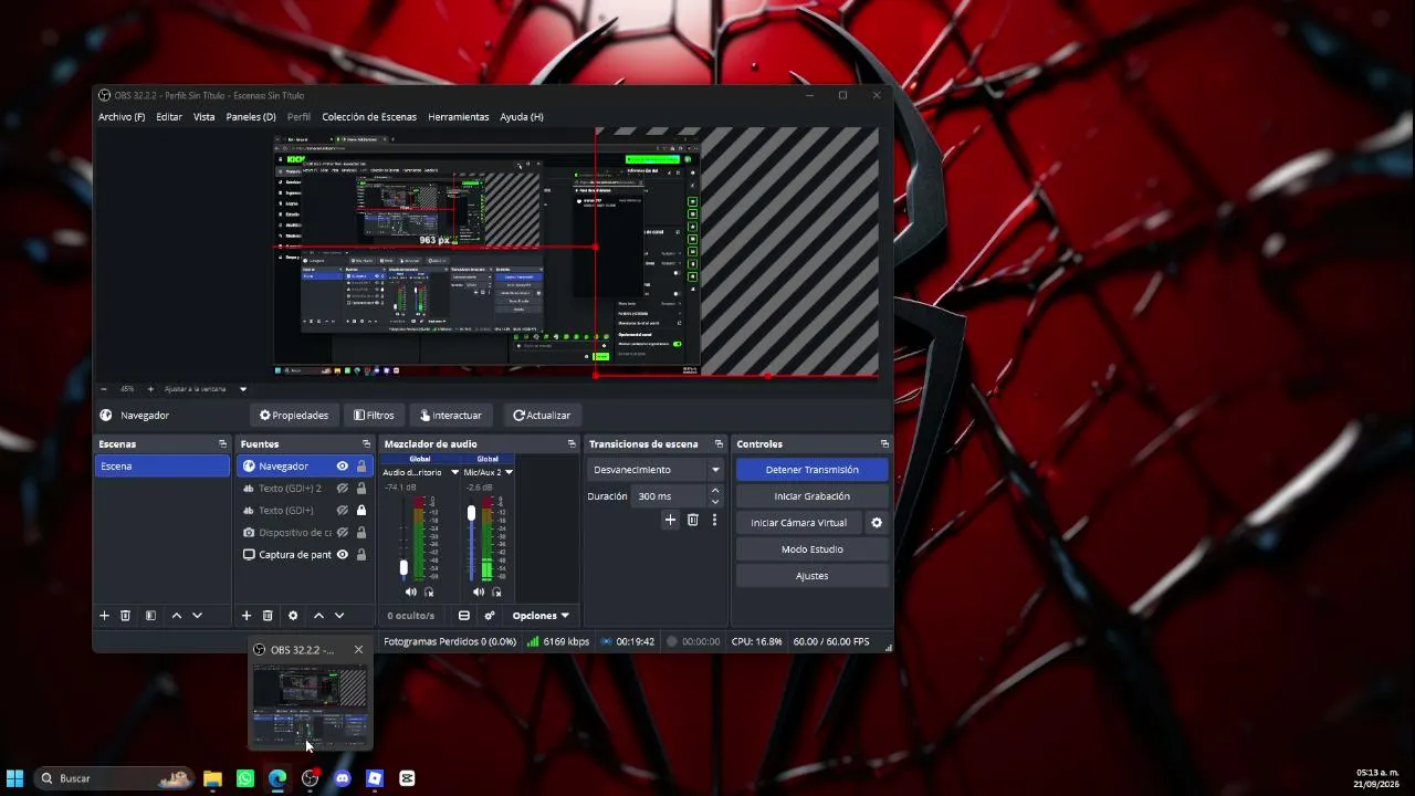My first stream.