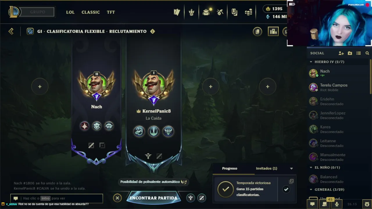 LEAGUE OF LEGENDS CON PROBLEMAS COGNITIVOS