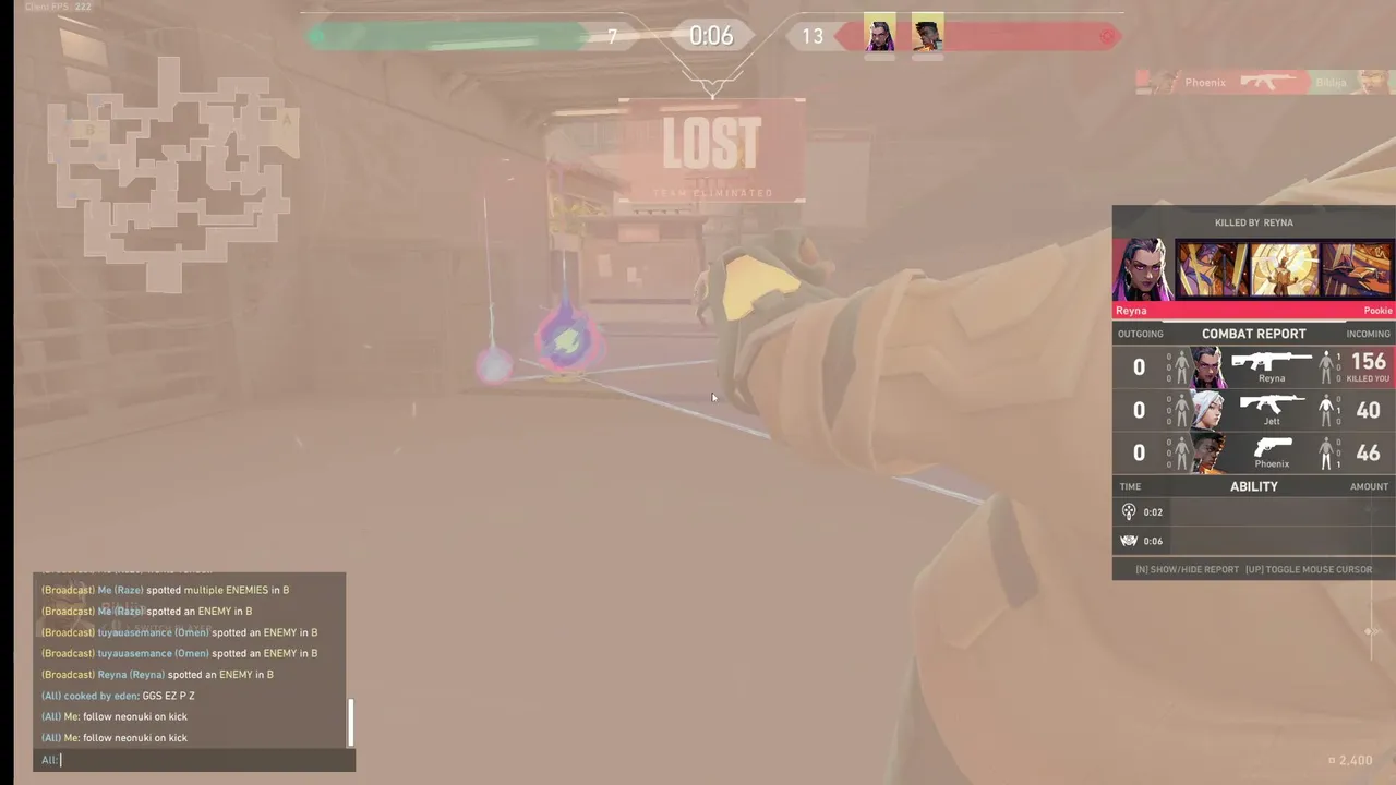 My first stream.