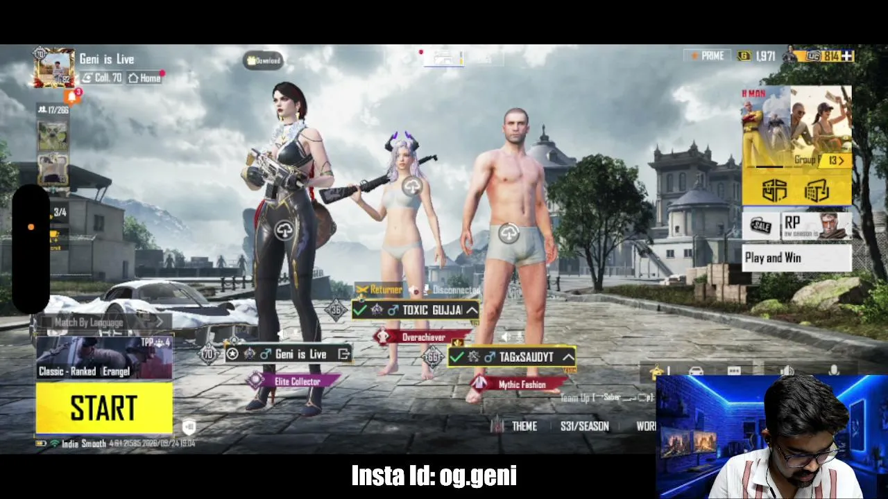 BGMI 4.6 Update Live! Midnight Hunters + New Features | Geniislive | KICK