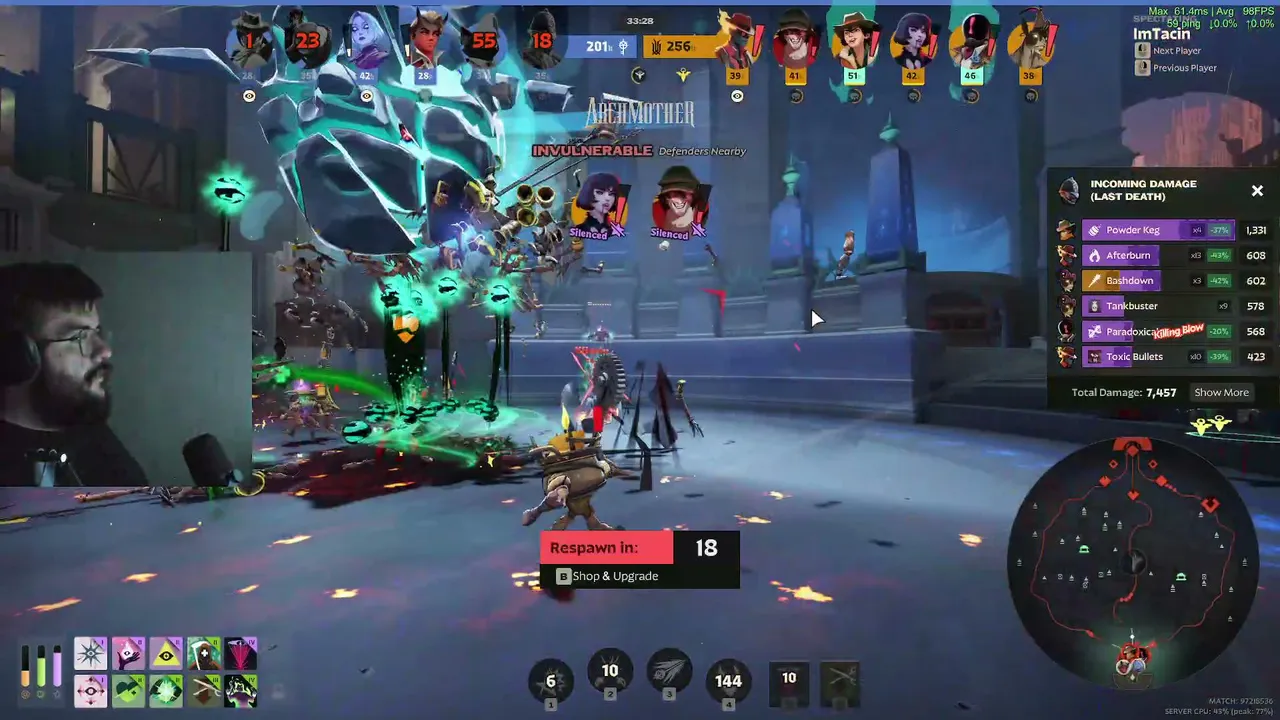 ranked ball crushing