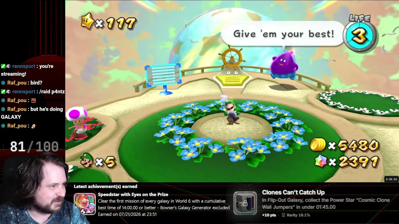 Super Mario Galaxy 2 Cheevos n' Chill