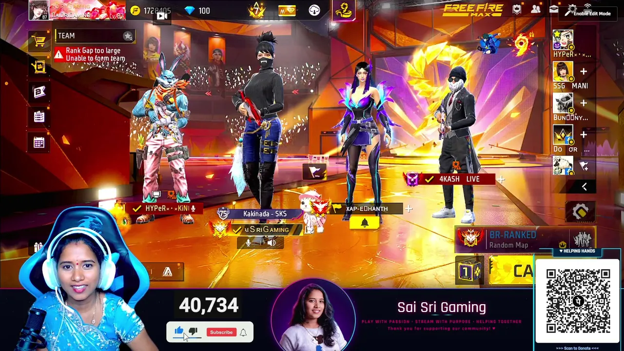 Girl FF LIVE - Giveaways
