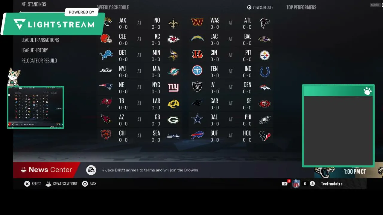 My first stream.