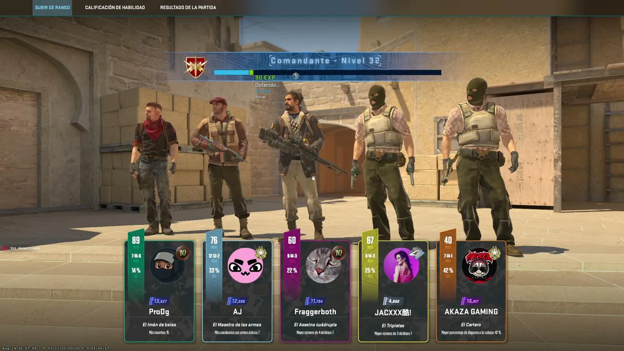 El team se junta y estrenamos cuchillos no manos :c